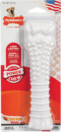 Nylabone Power Chew Toy - Durable Chicken Flavor for Aggressive Chewers