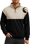 Mens Corduroy Fleece-Lined Sweatshirt Pullover - Warm Casual Style can