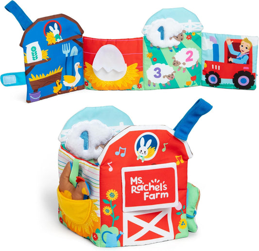 Sensory Learning Farm Soft Book - Infant Educational Toy