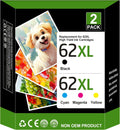 62XL Ink Cartridges Black and Color Combo Pack - 2-Pack
