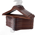Edergoo Wooden Hangers 30 Pack for Closet Organization