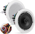 Pyle Ceiling Mount Speaker 6.5 500W Peak - Flush Commercial Audio