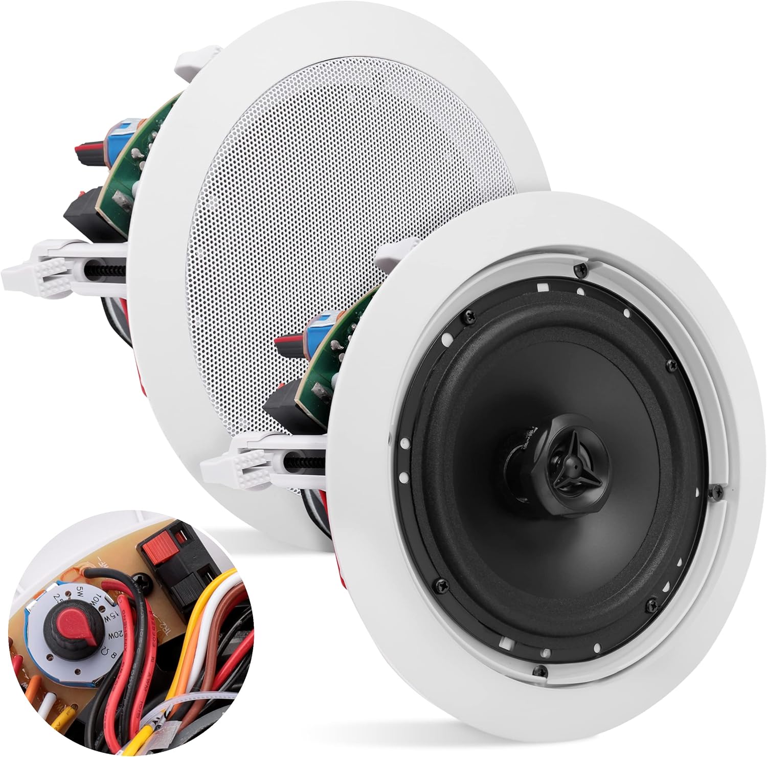 Pyle Ceiling Mount Speaker - 6.5 500W Peak for Audio Needs