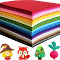 80 PCS Wool Blend Felt Sheets 2 mm - 40 Colors for Crafts