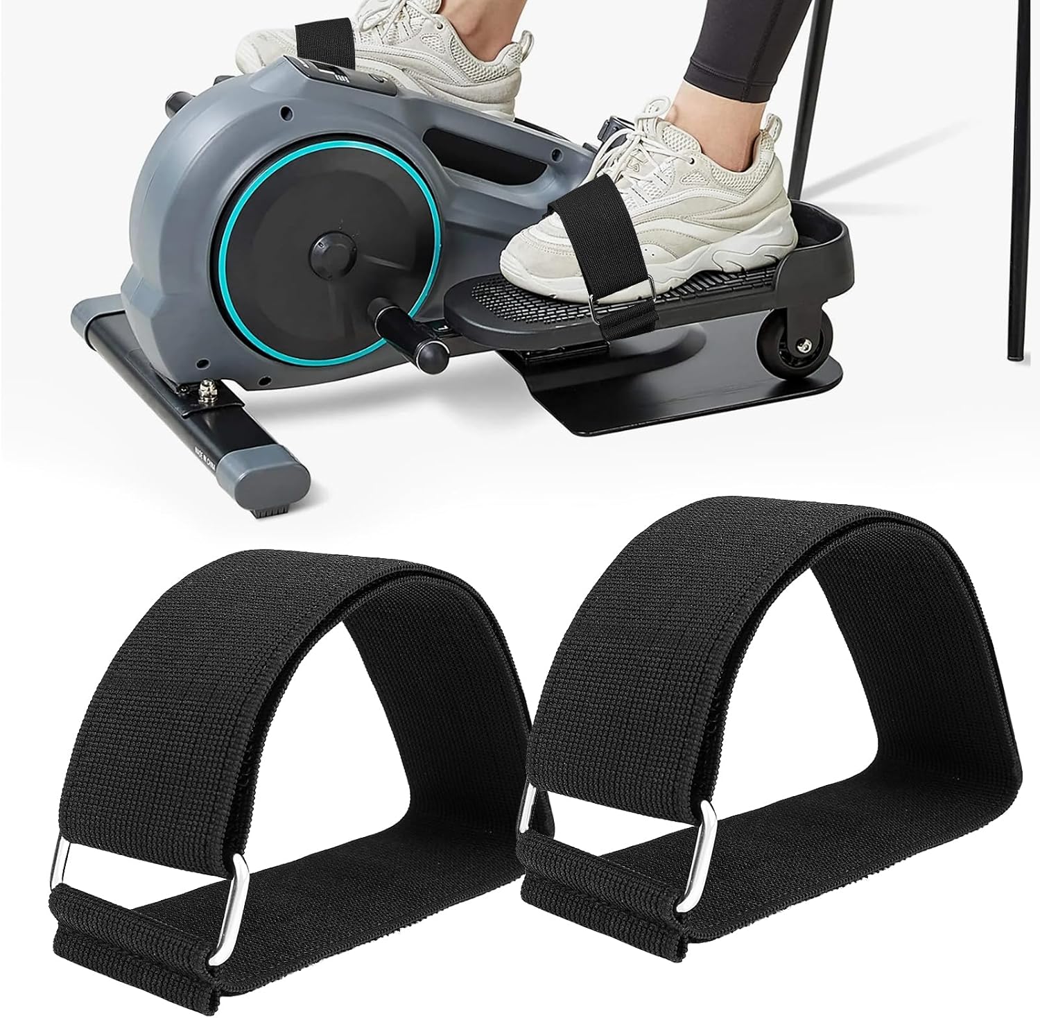 Adjustable Elastic Pedal Straps - Boost Your Elliptical Workout!