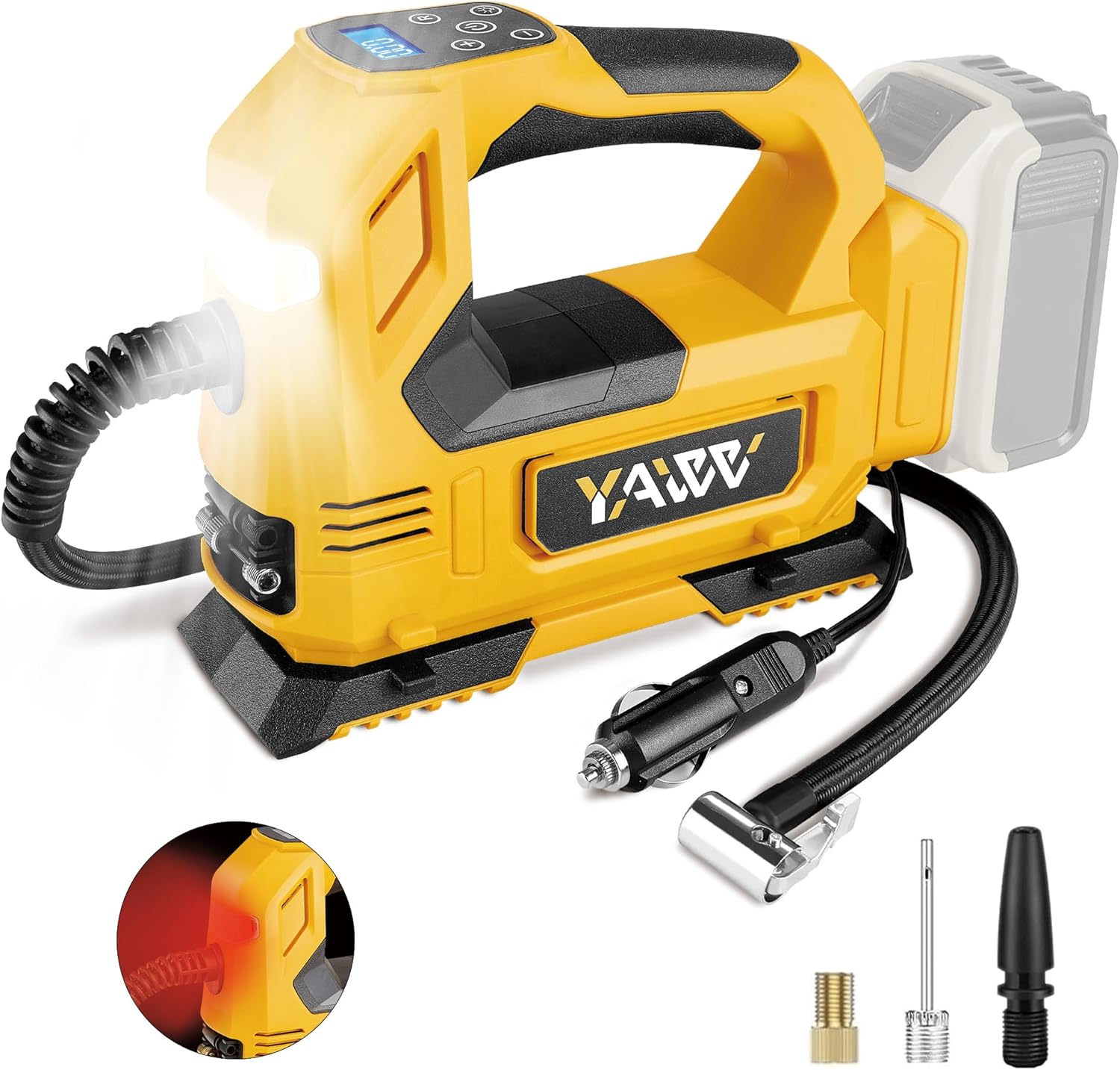 Portable 160PSI Tire Inflator for Dewalt 20V Max - YAWV