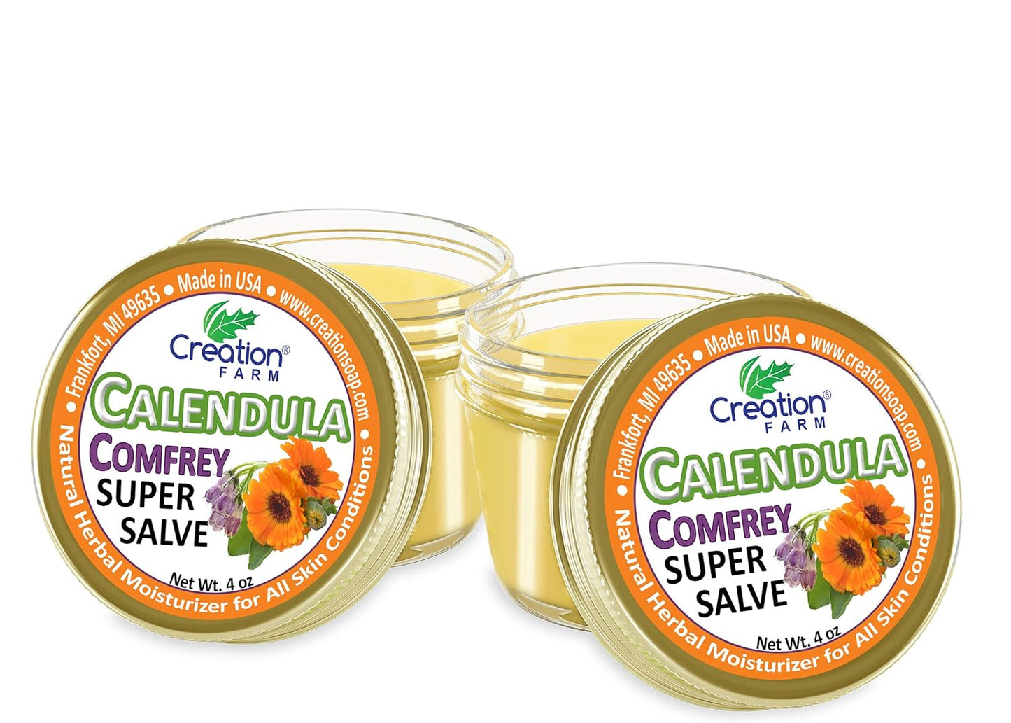 Creation Farm Calendula Comfrey Super Salve for Skin Relief
