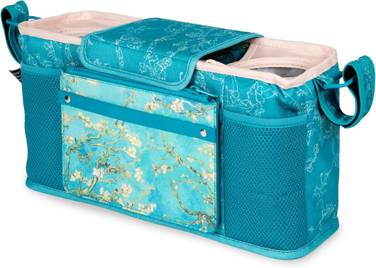 Universal Parent Console Stroller Organizer with Insulated Holders
