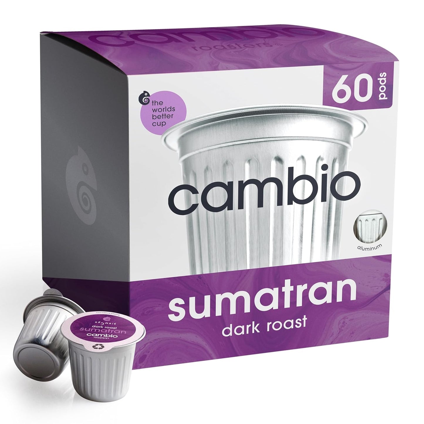 Cambio Roasters Sumatran Organic Coffee K Cups for Keurig