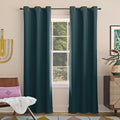 Sun Zero Easton Blackout Grommet Curtain Panel for Energy Savings