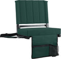 SPORT BEATS Stadium Seats with Back Support - Padded Bleacher Chair
