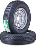 Trailer Tire Wheel Assembly ST205/75R15 8-Ply D 107N - Durable Set