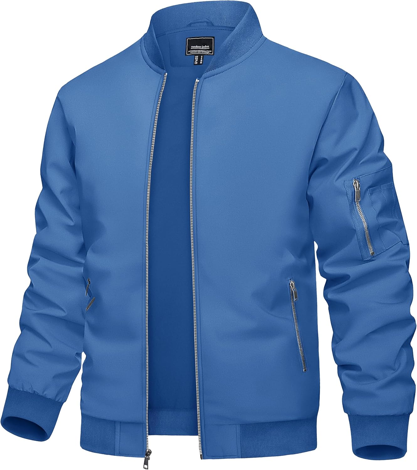 TACVASEN Men's Lightweight Bomber Jacket for Spring and Fall