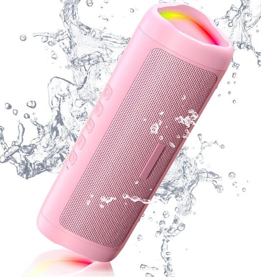 Portable Waterproof Bluetooth Speaker - 20H Playtime, HD Sound