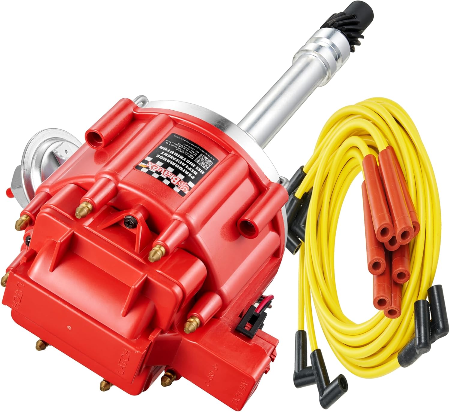 High-Performance HEI Distributor 65K Coil for Chevy V8 Engines