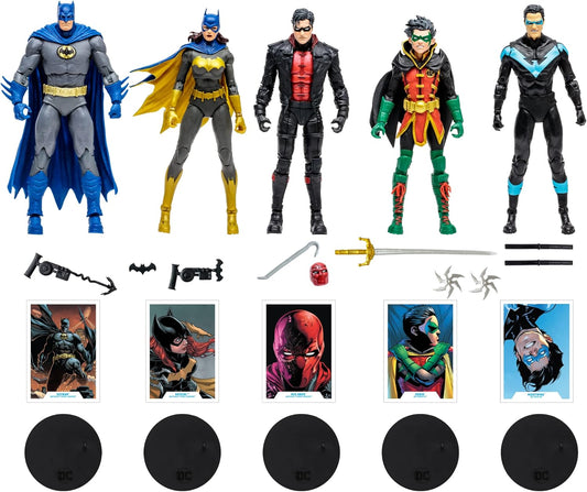 DC Multiverse BAT Family 5-Pack by McFarlane Toys