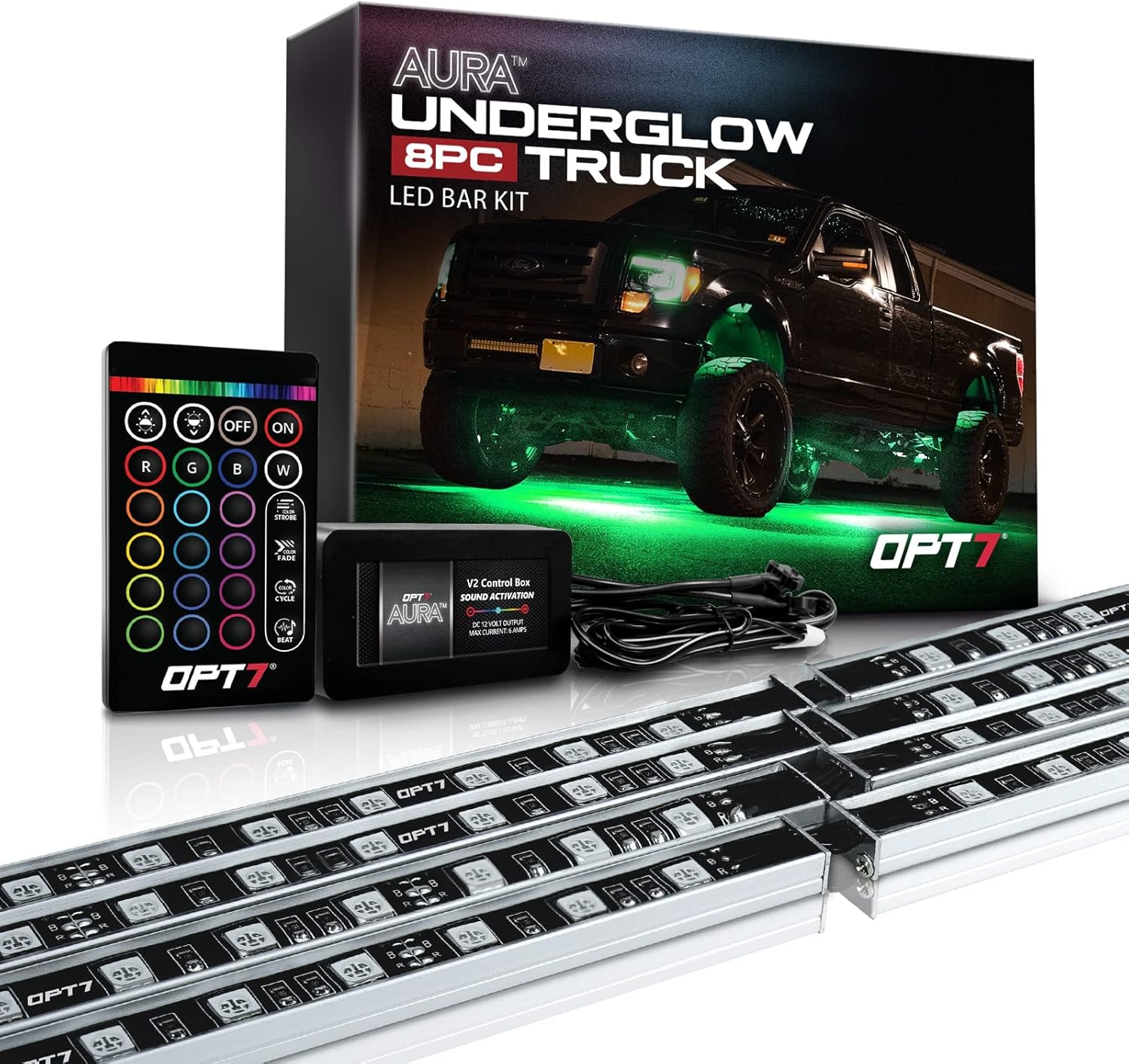 OPT7 Aura Aluminum Underglow LED Lighting Kit for Trucks
