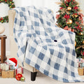 50x60 Electric Heated Throw Blanket - Ultra Soft Flannel Cozy Warmth