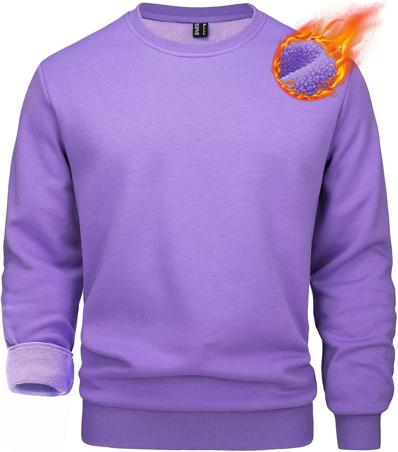MAGCOMSEN Men's Crewneck Sweatshirt for Casual Warmth and Comfort