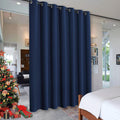 Privacy Curtain for Sliding Glass Door - 100 in x 108 in Navy