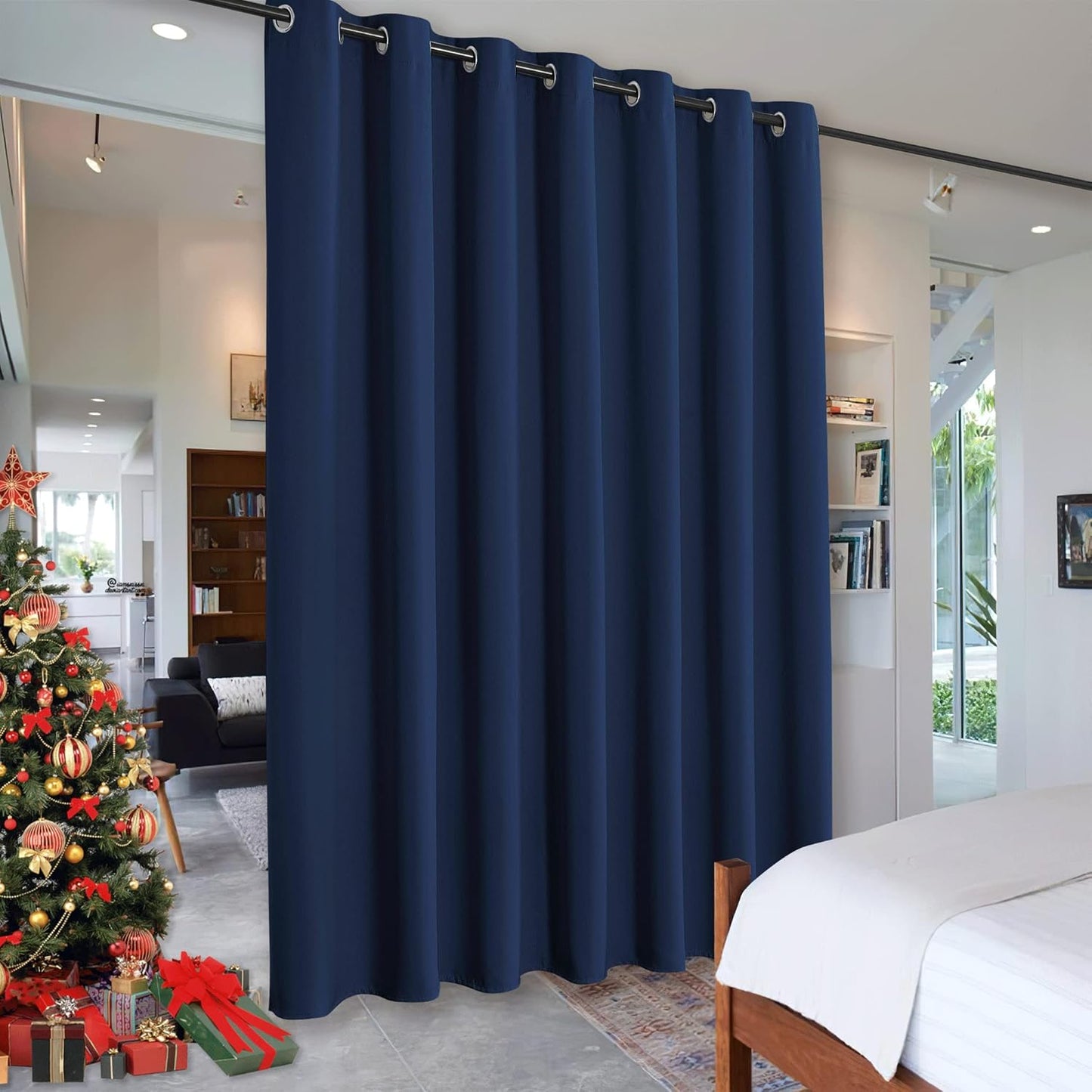 RYB HOME Privacy Curtain for Sliding Glass Door, 100 in Wide