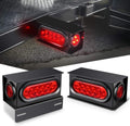 Nilight Steel Trailer Light Boxes Kit with LED Tail and Marker Lights