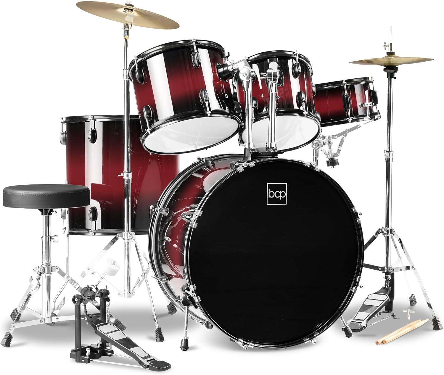 Best Choice Products Full Size Adult Drum Set for All Levels