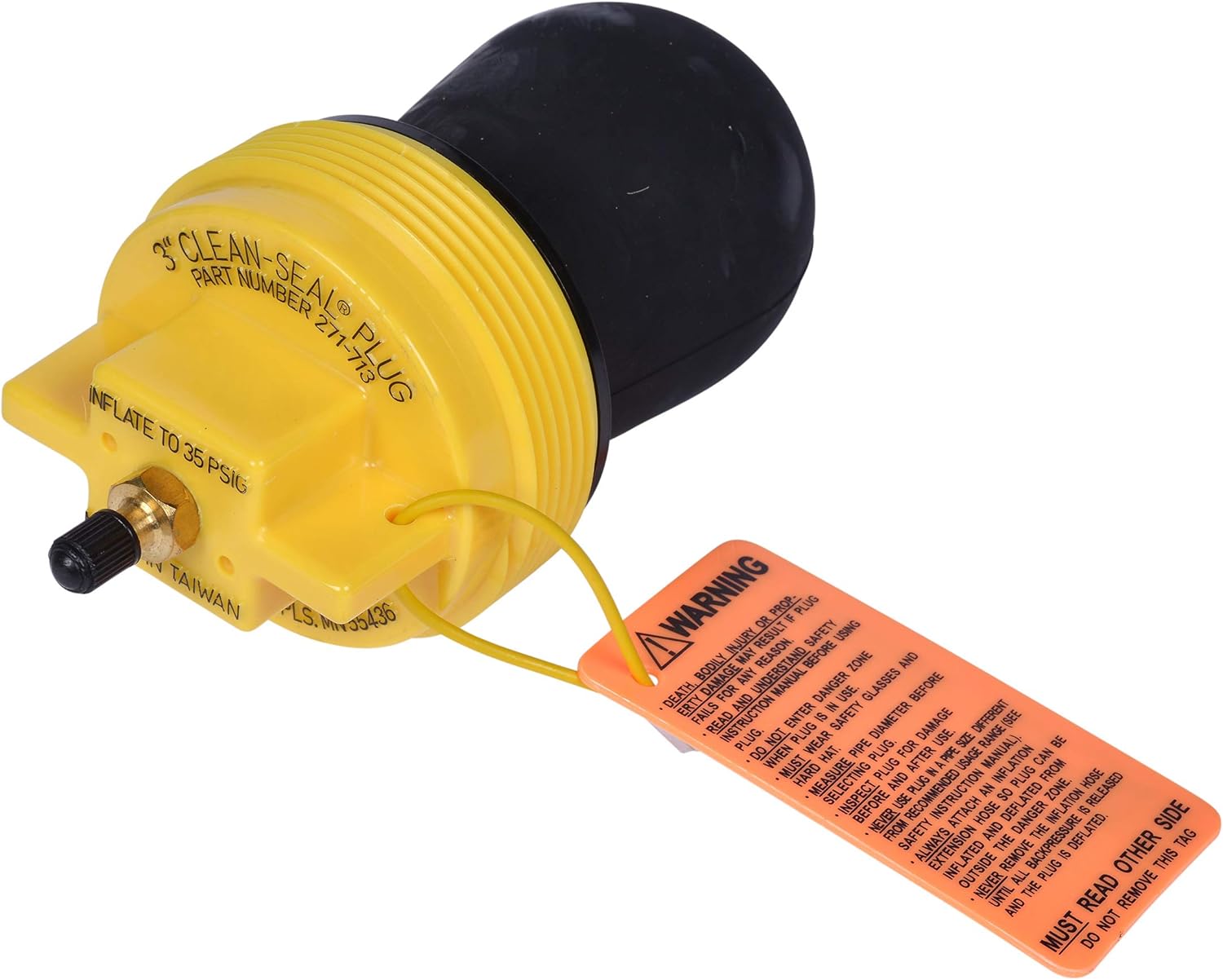 Oatey Cherne Clean Seal Plug for 3-Inch Drainage Solutions