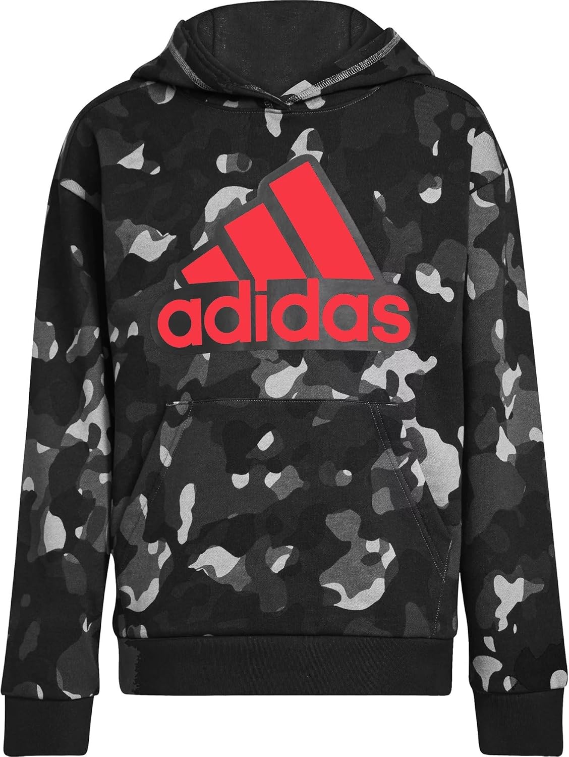 adidas Boys' Camo Print Hoodie - Cozy Fleece