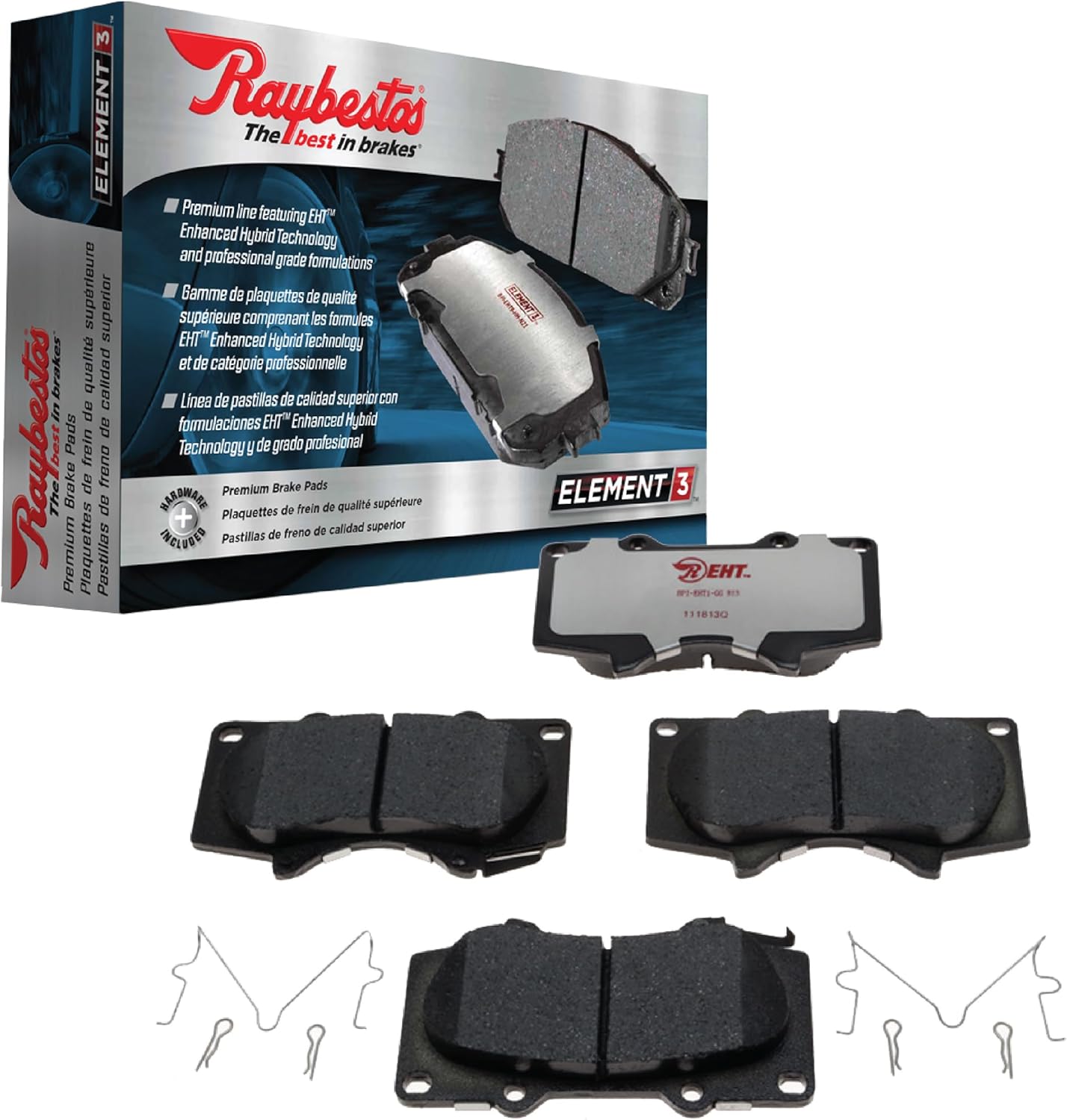 Raybestos Element3 EHT Automotive Replacement Front Brake Pads