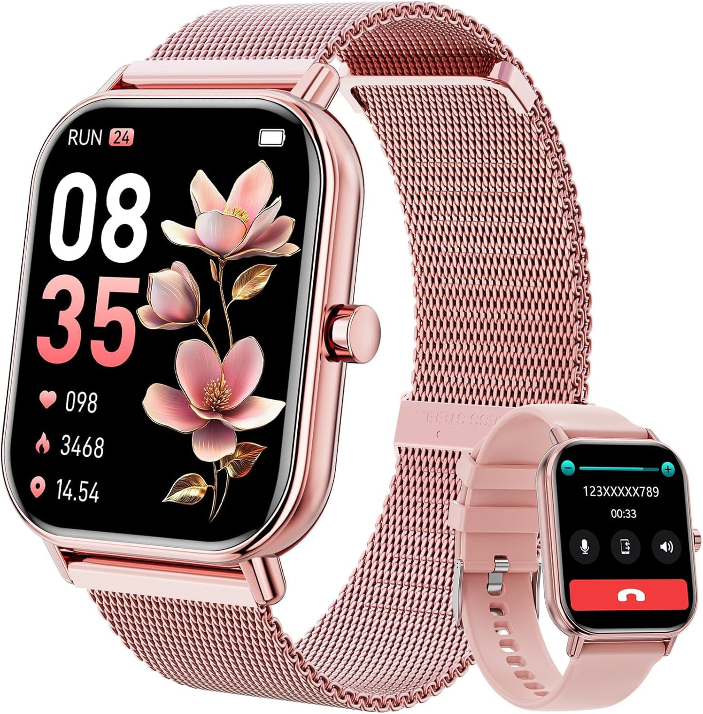 Smart Watch for Women Men with Fitness Tracker and Health Monitor