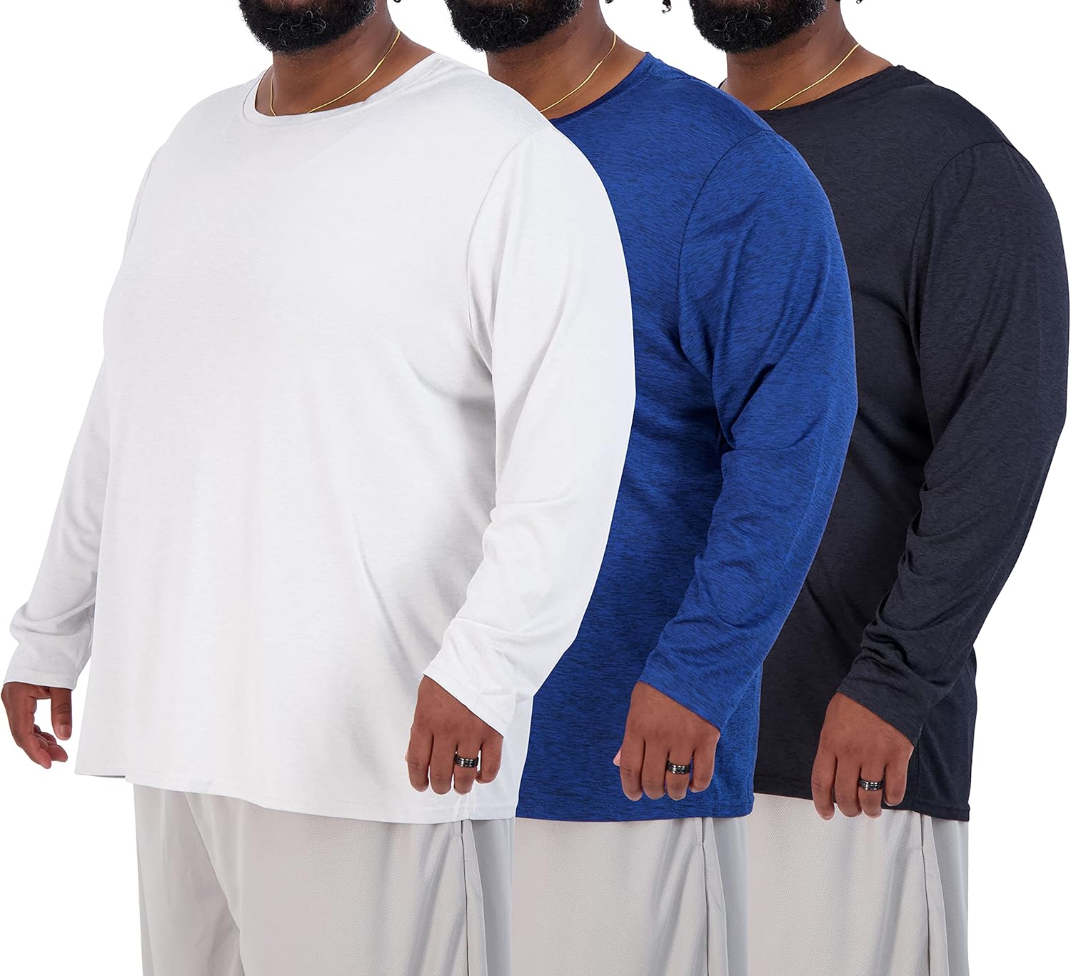 Real Essentials Mens Big & Tall Tech Stretch T-Shirt Pack Review