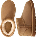 Wishcotton Women's Cozy Short Bootie Slippers - Warm Fuzzy Lined
