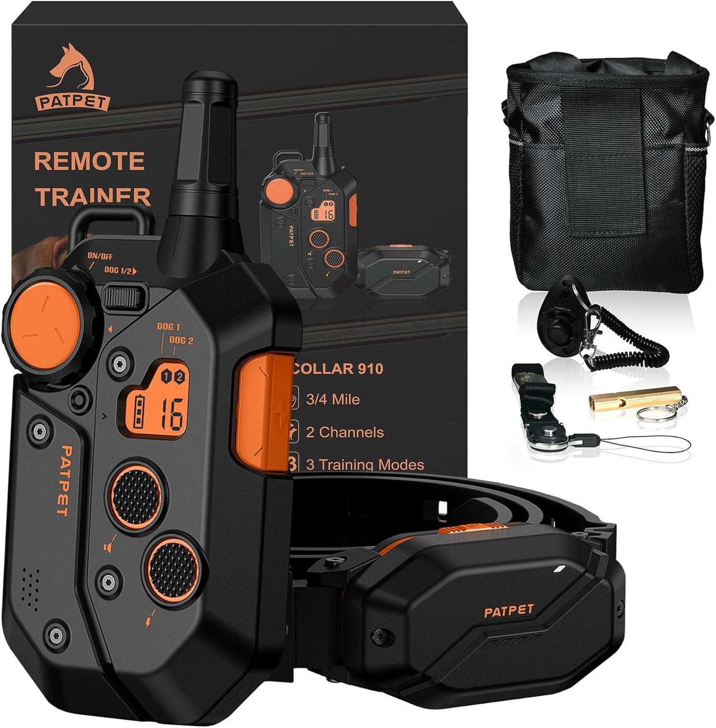 3/4 Mile Range Dog Shock E Collar for Effective Training
