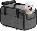 Large Dog Car Seat for Center Console - Spacious Booster for 10-20lb