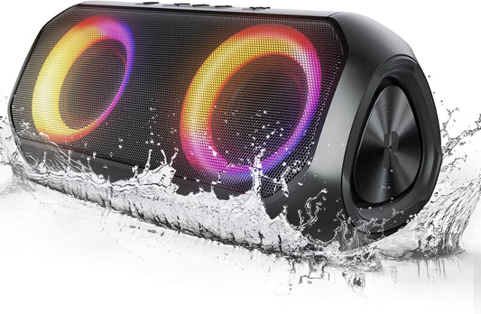Rythflo Portable Bluetooth Speaker - 24W Stereo Sound, TWS Mode, 24H Playtime