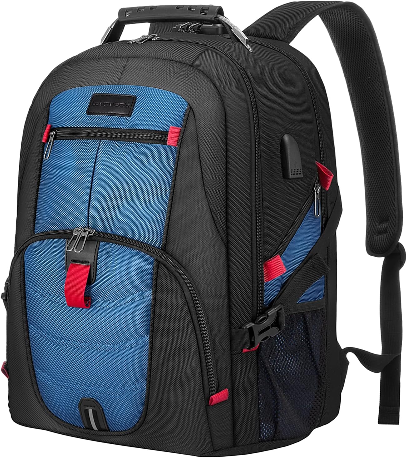 LOVEVOOK Travel Laptop Backpack with USB Charging Port and Lock