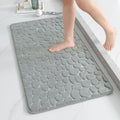 Memory Foam Runner Rug Cobblestone Bath Mat - Super Soft, Absorbent
