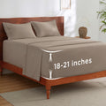 Bedsure Deep Pocket Queen Sheets Set - Cooling, 21in Fit