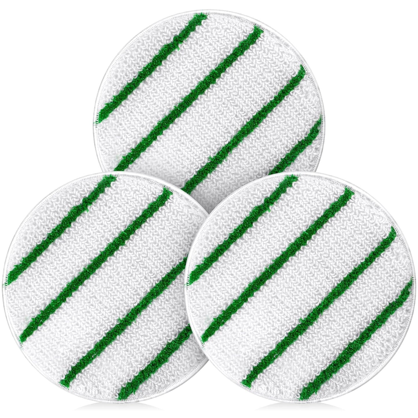 Tioncy 3 Pcs 17 Inches Synthetic Carpet Bonnets for Cleaning