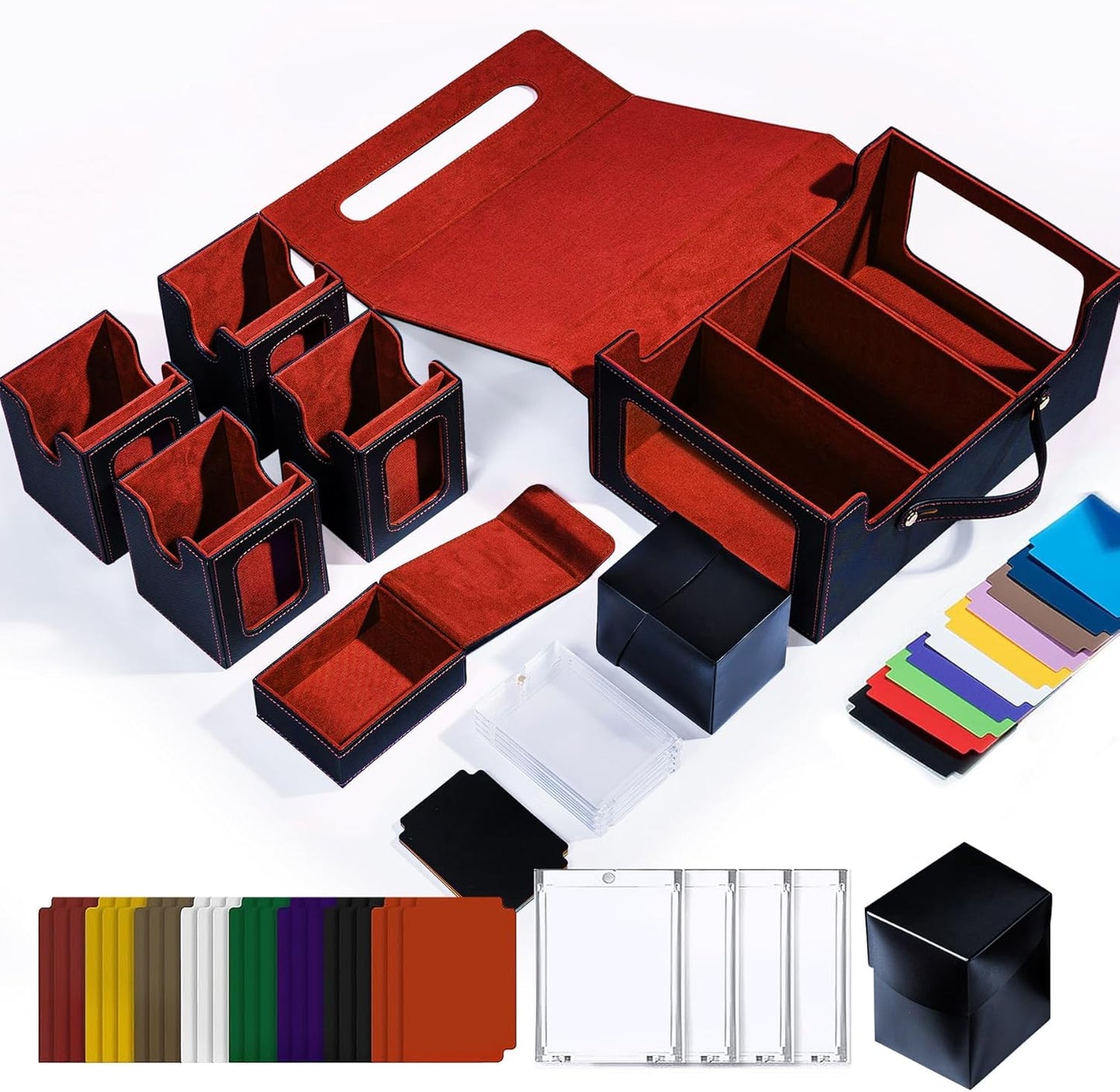 Commander Deck Box for MTG - 6-Deck Modular Card Case