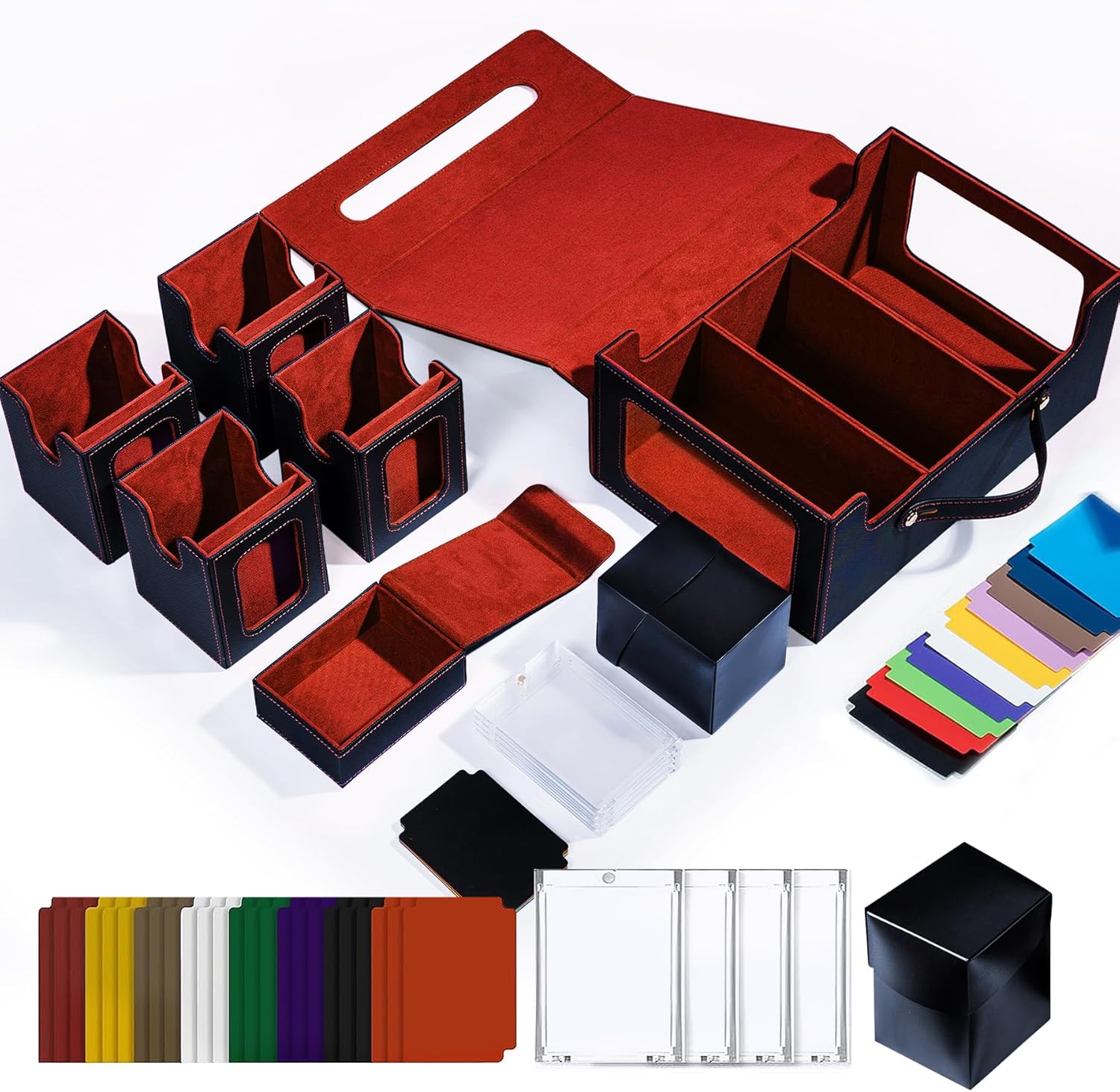 Commander Deck Box for MTG - 6-Deck Modular Card Case