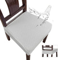 Genina Waterproof Seat Covers for Dining Chairs (6 PCS, White)