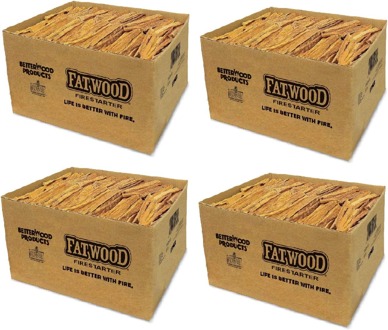 Fatwood Fire Starter Sticks for Camping and Fireplace Use