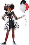Creepy Clown Girls Costume for Spooky Halloween Fun