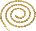 925 Sterling Silver Rope Chain Necklace 2-5mm 16-30in - Classic