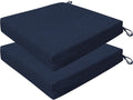 Honeycomb Outdoor Seat Pads 20 x 20 Indigo Blue - Thick 4in Comfort