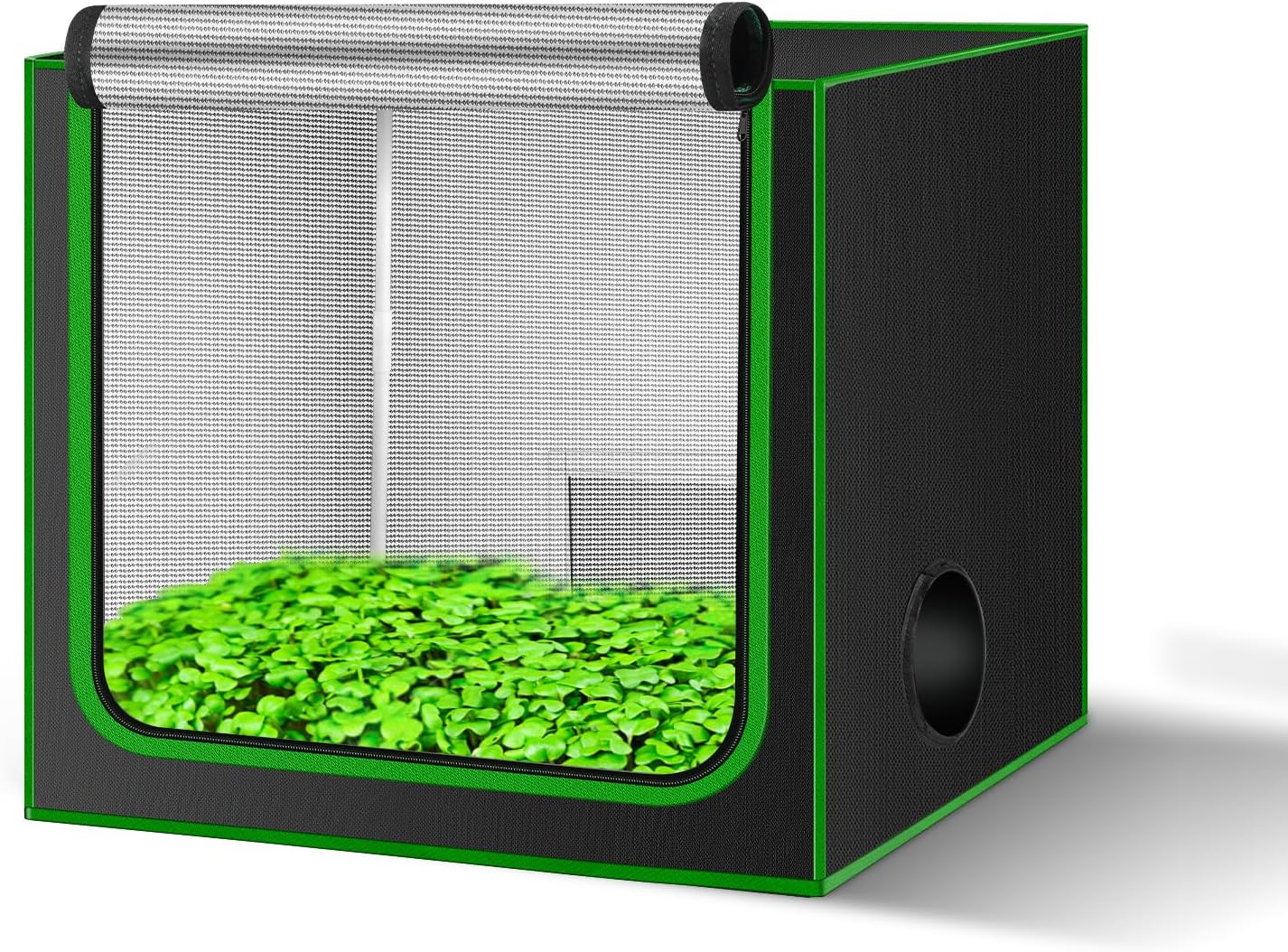 Hydroponic Grow Tent by MELONFARM - Reflective 600D Mylar Canvas