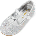 Toddler Girl's Mary Jane Rhinestone Ballerina Flats - Sparkling Dress