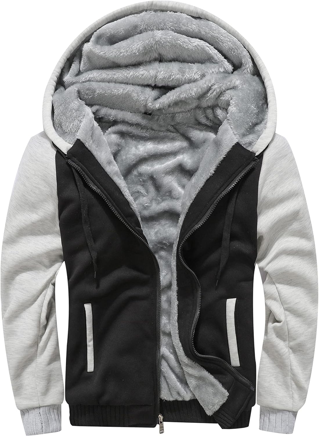 MACHLAB Men's Pullover Winter Workout Fleece Hoodie Jackets